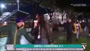 TV-Reporterin Greta Beccaglia bei Live-Übertragung sexuell belästigt