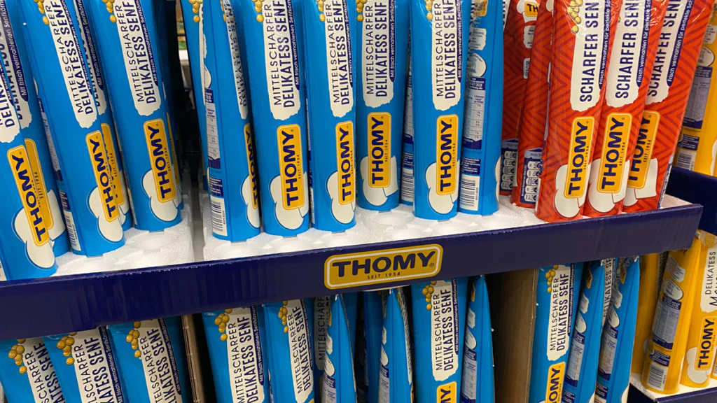Beliebte Thomy-Senfgläser verschwinden aus dem Sortiment
