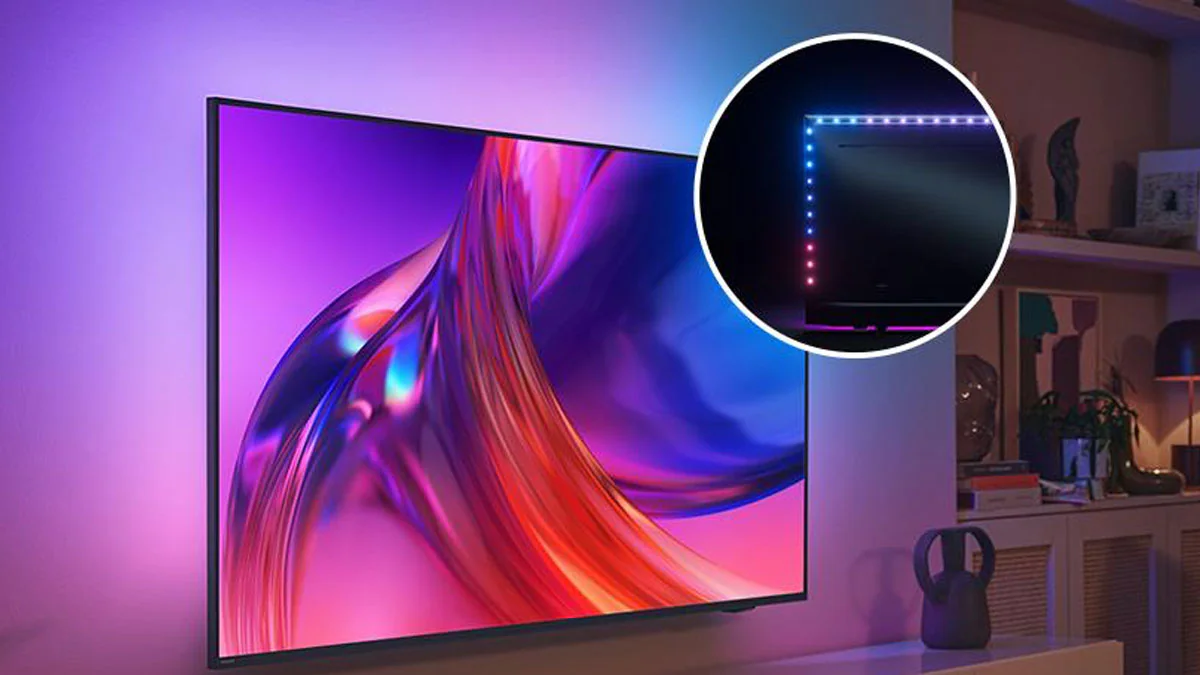 500 Euro günstiger: 50 Zoll 4K-Fernseher von Philips mit Ambilight