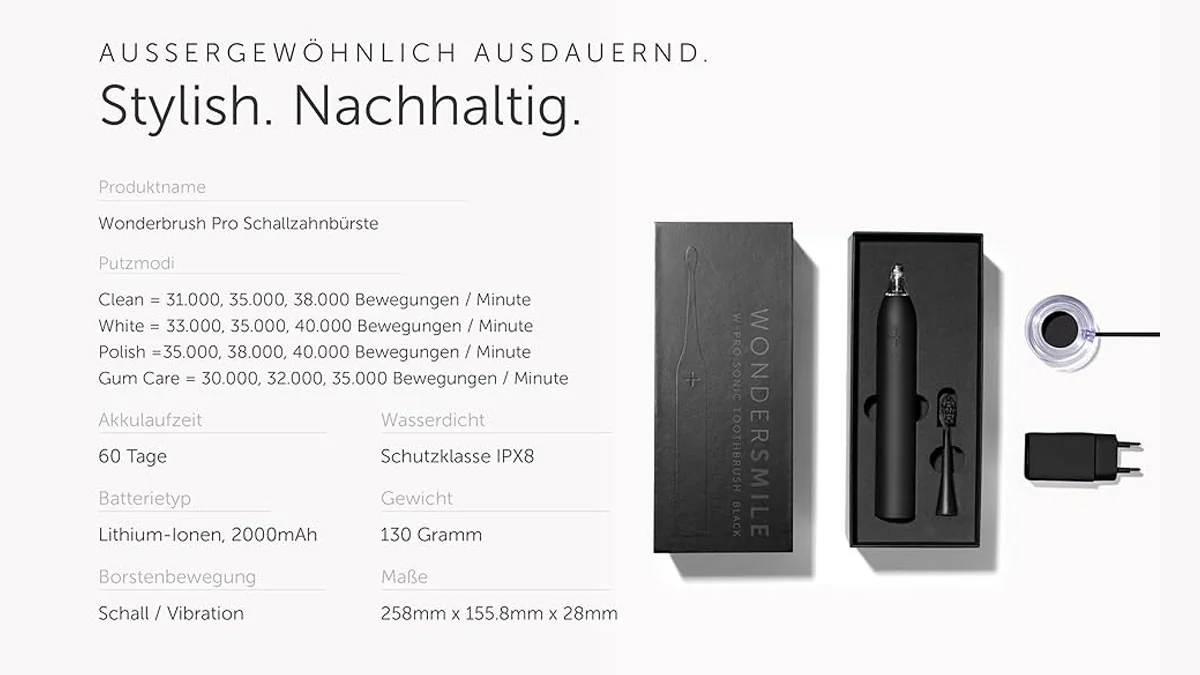 Die Nr. 1: Schallzahnbürste mit bester Technologie im Angebot