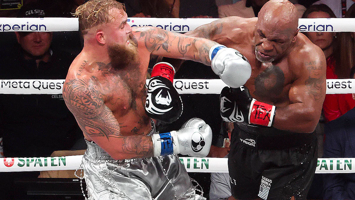 Boxkampf gegen Jake Paul: Deshalb biss sich Mike Tyson immer wieder in seinen Handschuh