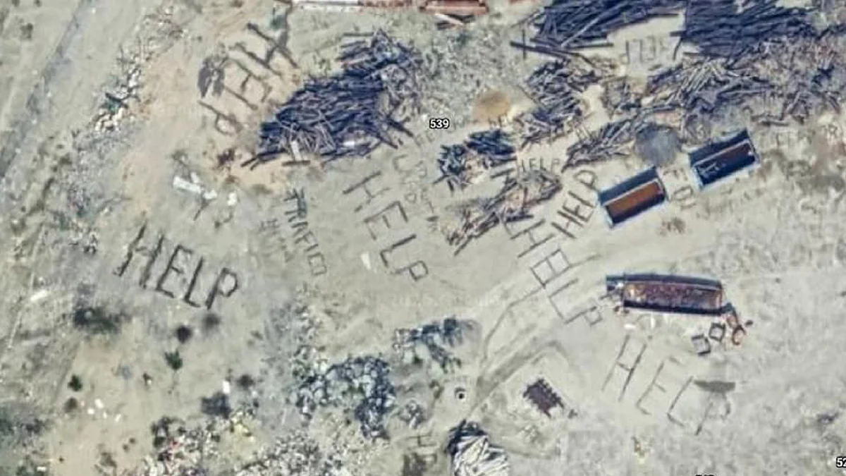 „Hilferuf“ auf Google Maps: User entdecken mysteriöse Zeichen in Los Angeles