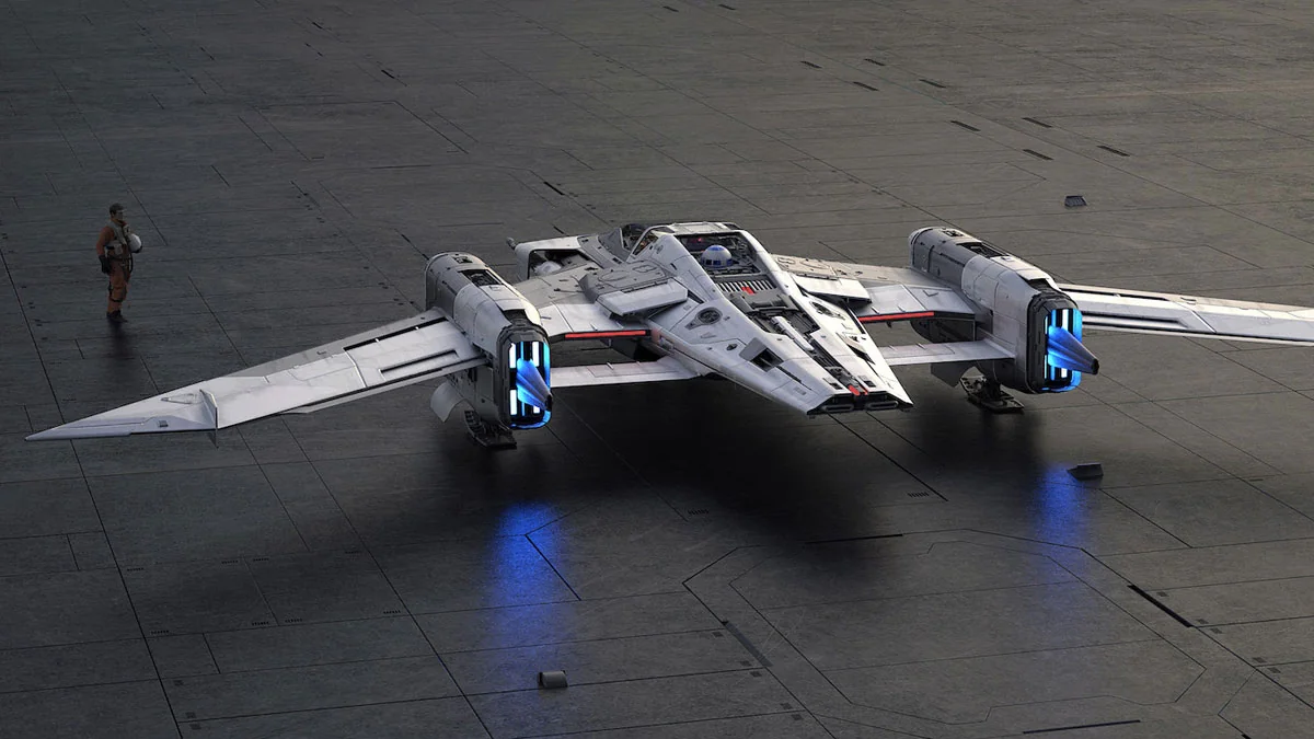Star Wars: Porsche und Lucasfilm präsentieren gemeinsames Raumschiff-Design