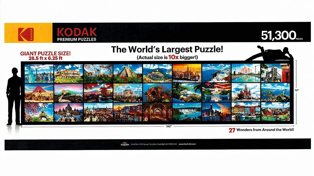 Kodak: Das größte Puzzle der Welt mit 51.300 Teilen
