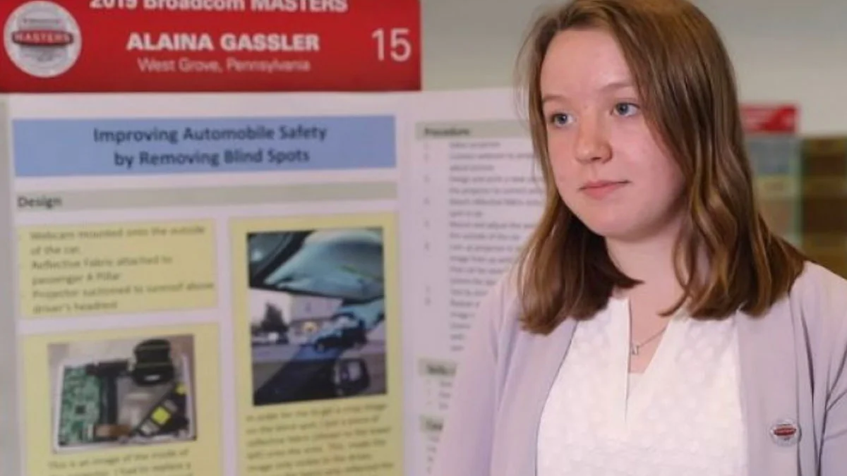 14-Jährige hat eine Lösung zur Beseitigung des toten Winkels im Auto gefunden