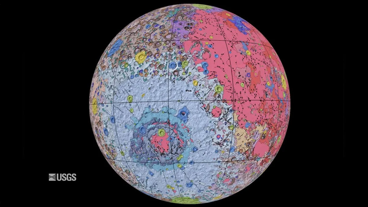 Forscher des USGS veröffentlichen die genaueste Mondkarte
