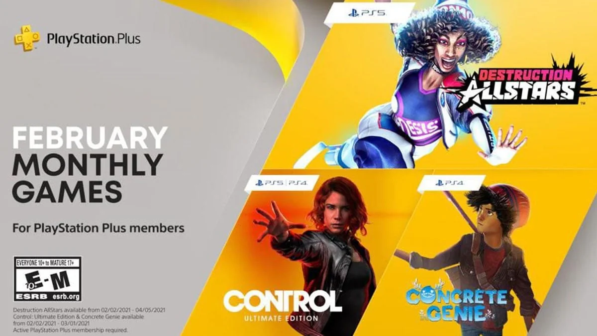 PS Plus: Das sind die neuen Spiele im Februar 2021