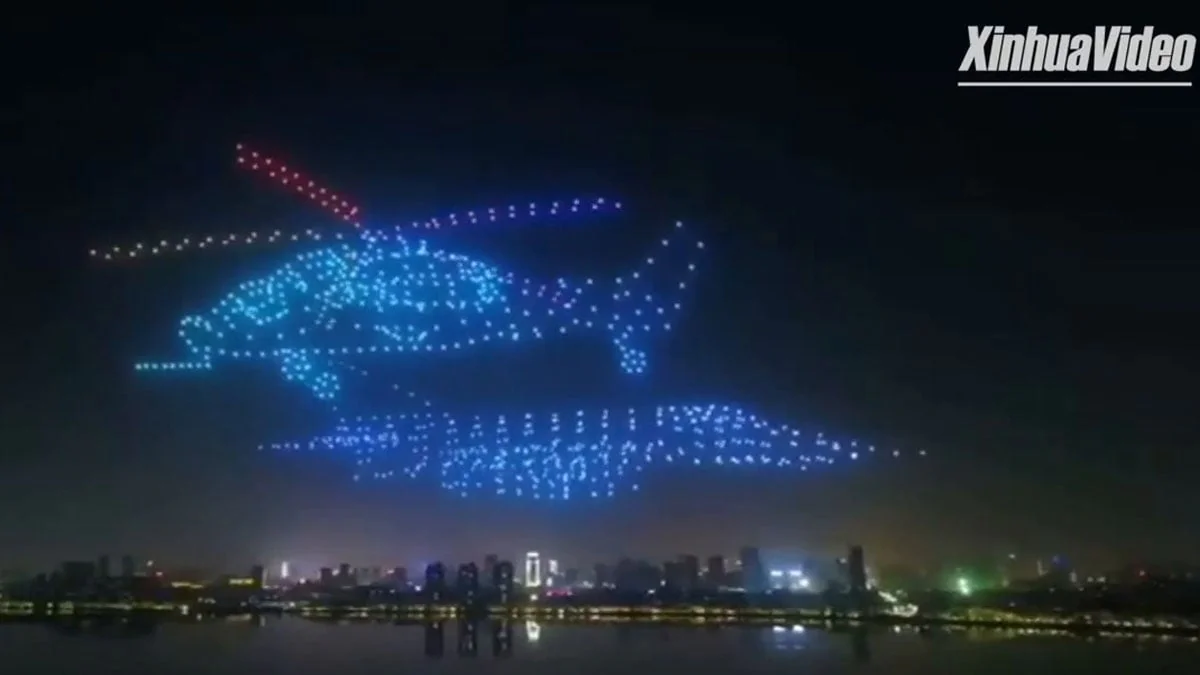 Nanchang Flight Convention: Spektakuläre Drohnen-Lichtshow mit 800 Drohnen