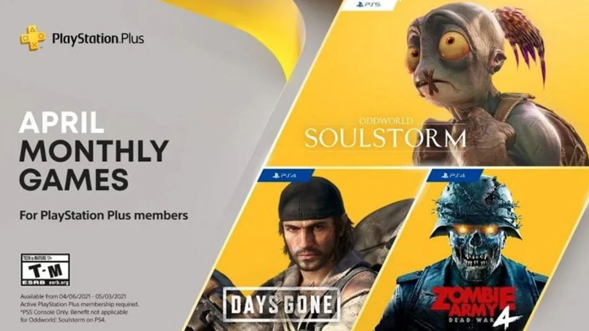 PS Plus: Das sind die neuen Spiele im April 2021
