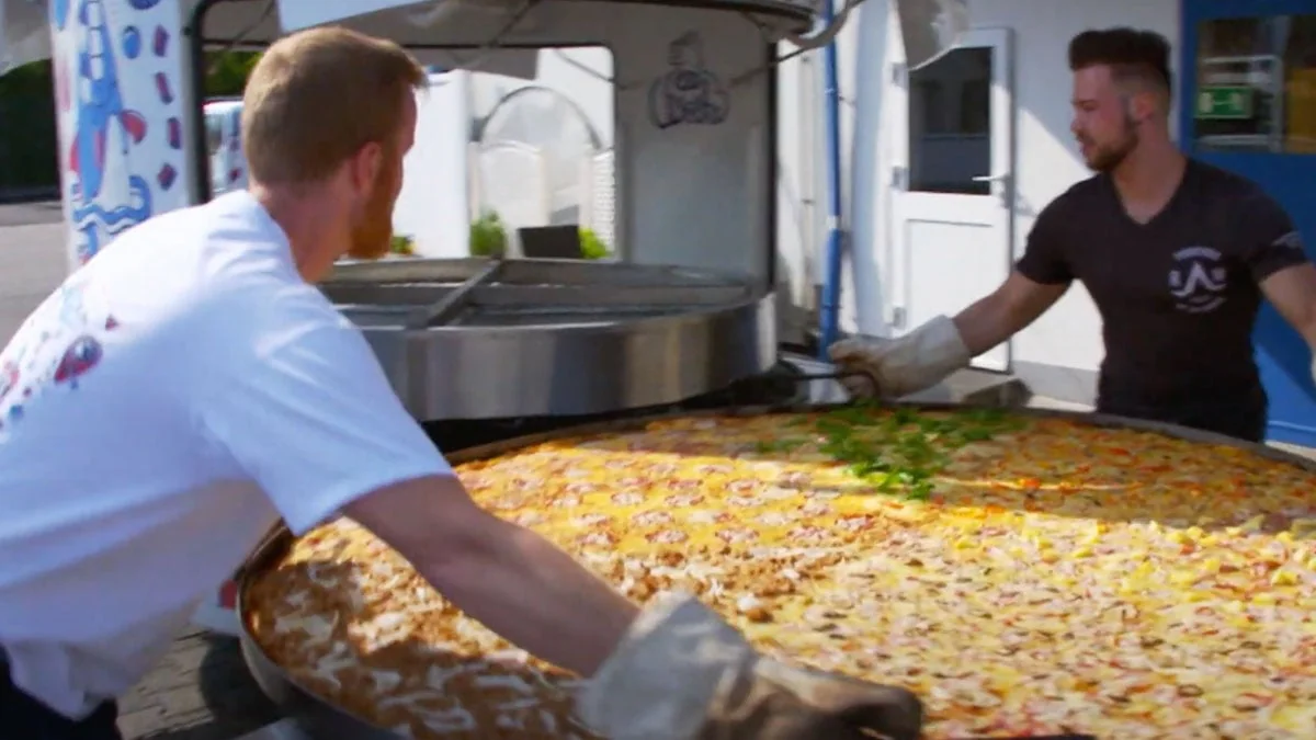 Das ist die größte lieferbare Pizza der Welt