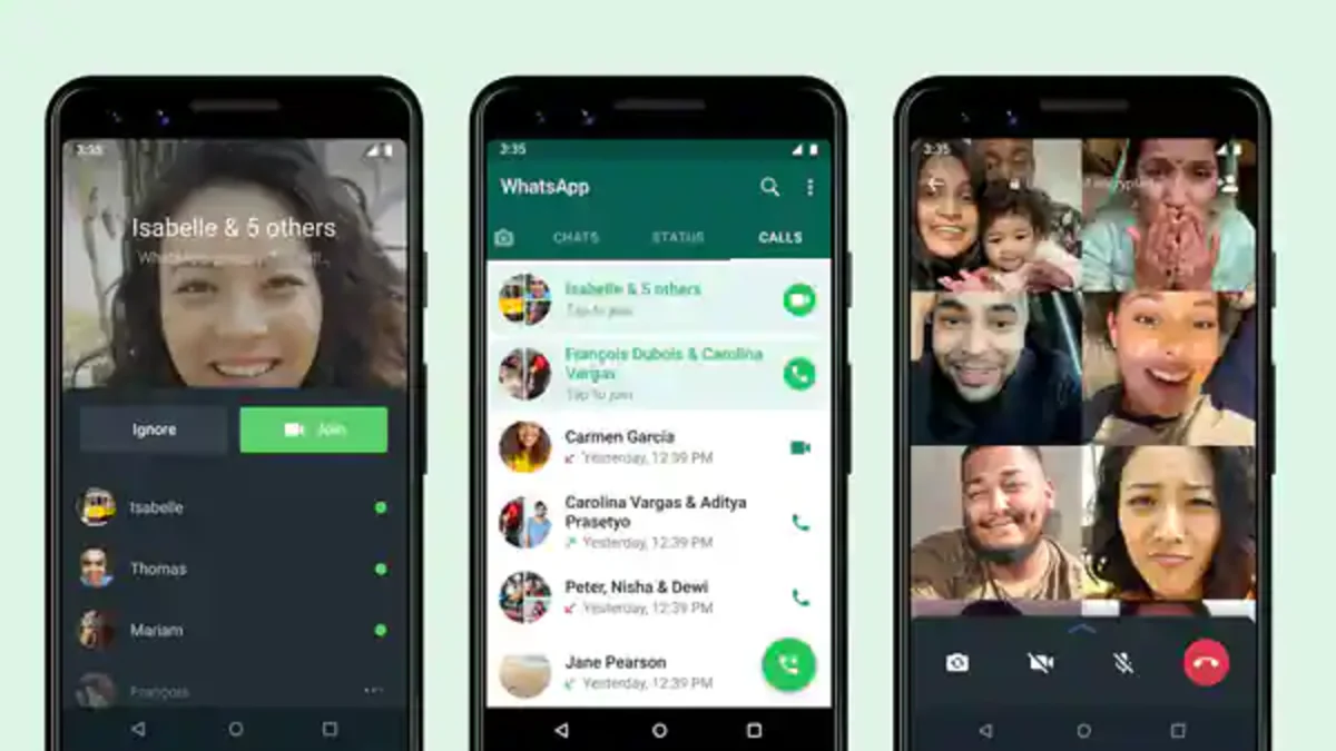 WhatsApp: Praktische Funktion für Gruppenanrufe