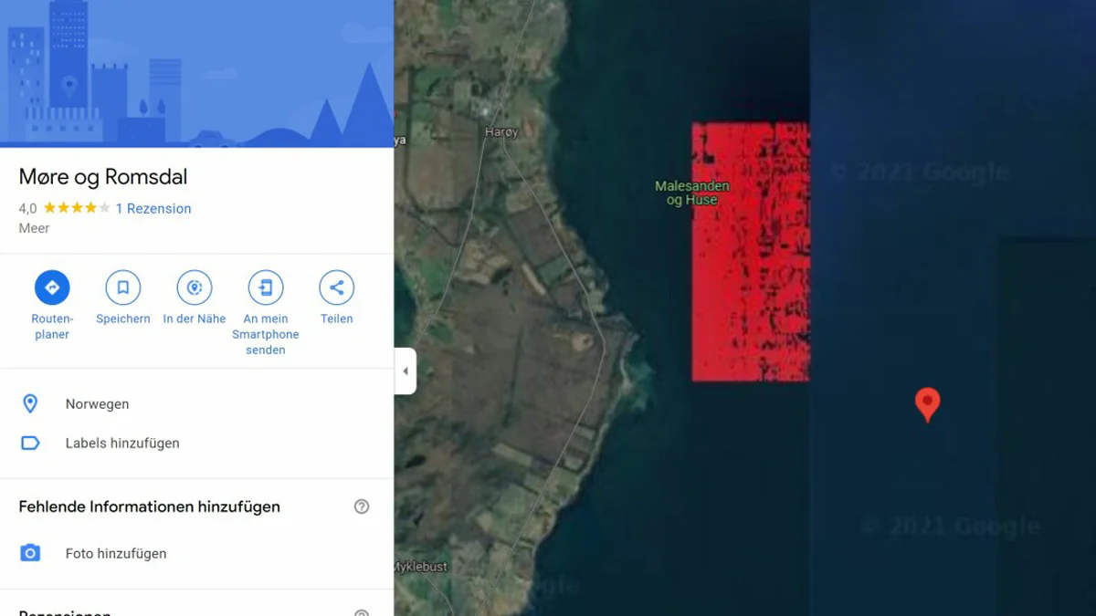 google-maps-mysterioeses-rotes-rechteck-vor-der-kueste-norwegens-entdeckt