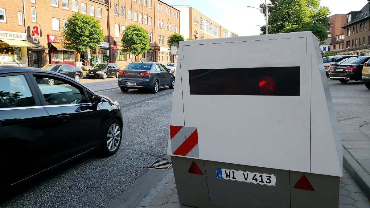Schnelles Vergnügen: Unbekannter sprengt Blitzer auf der A4