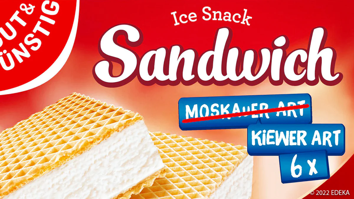 Aus Solidarität mit der Ukraine: Edeka gibt Eissorte neuen Namen
