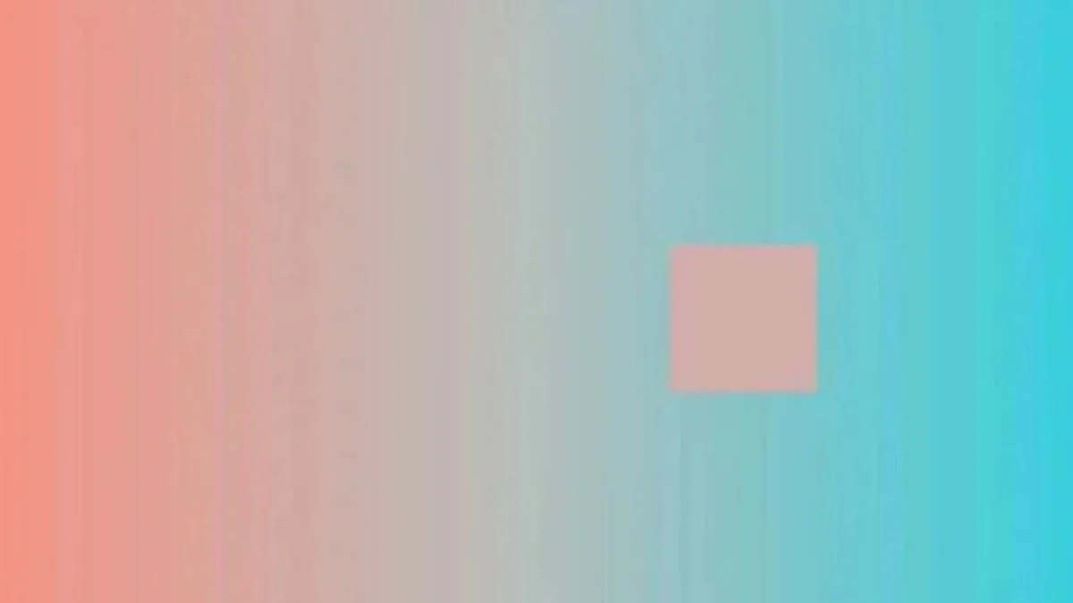 Optische Täuschung: Welche Farbe hat das Viereck?