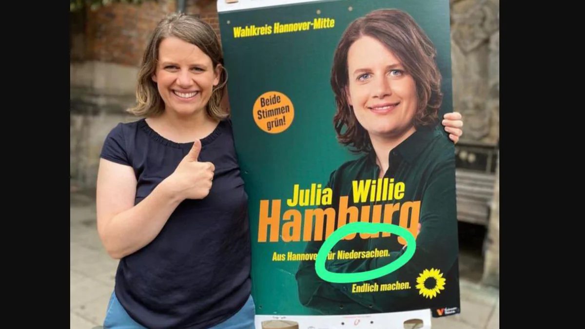 Panne bei den Grünen: Wahlplakat sorgt für Shitstorm