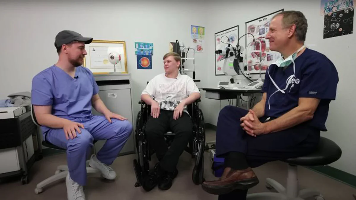 YouTube-Star MrBeast lässt 1000 Menschen wieder sehen
