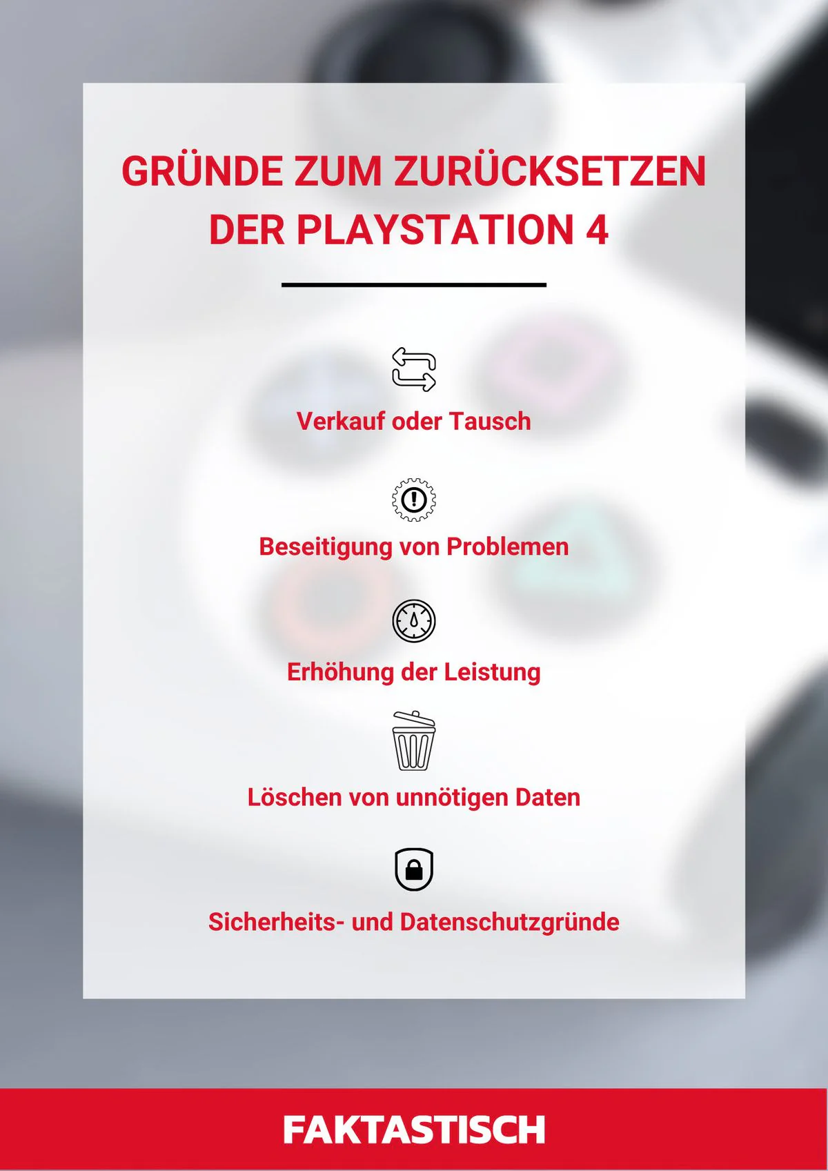 PS4 zurücksetzen ► So funktioniert es auch bei dir!