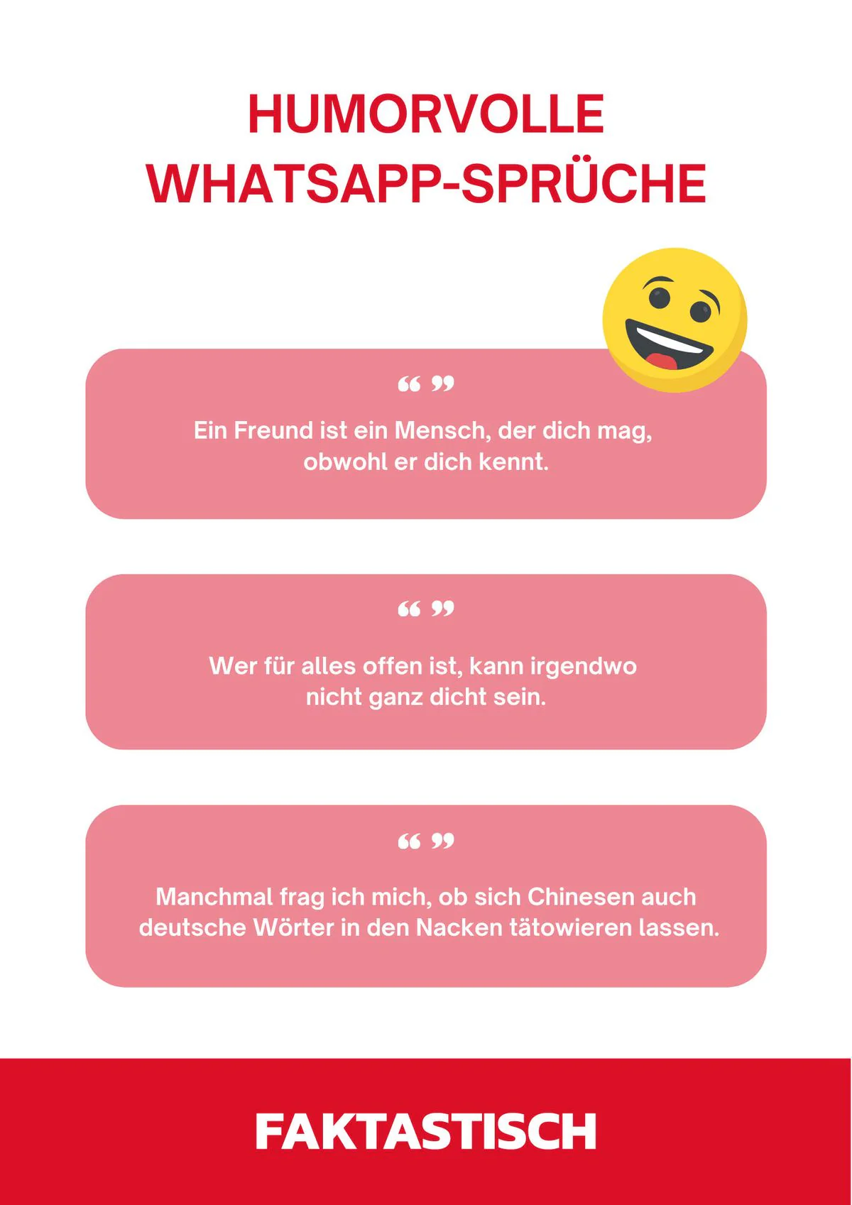 Tiefgründige Sprüche für deinen WhatsApp-Status
