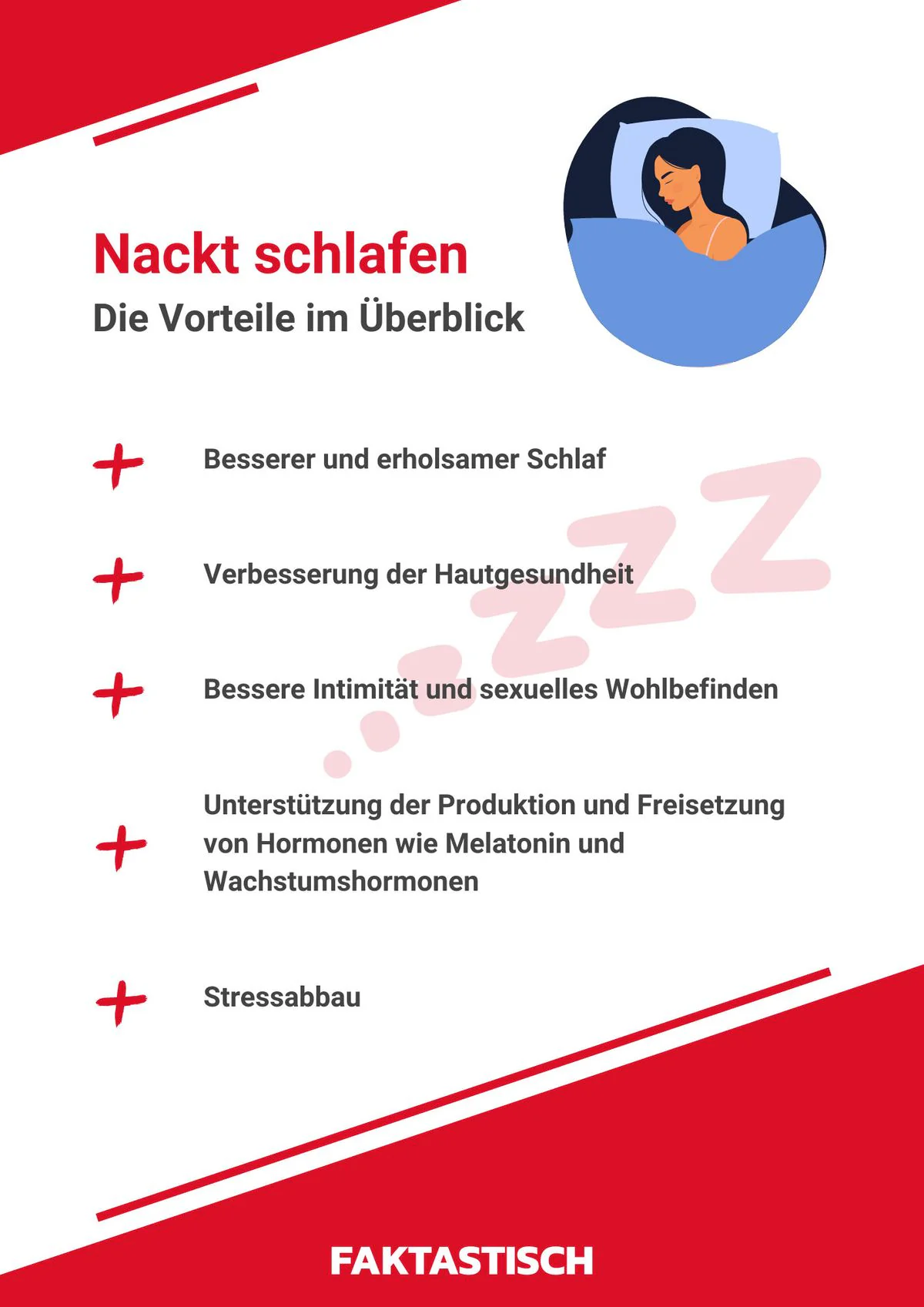 Nackt schlafen – das sind die Vorteile!