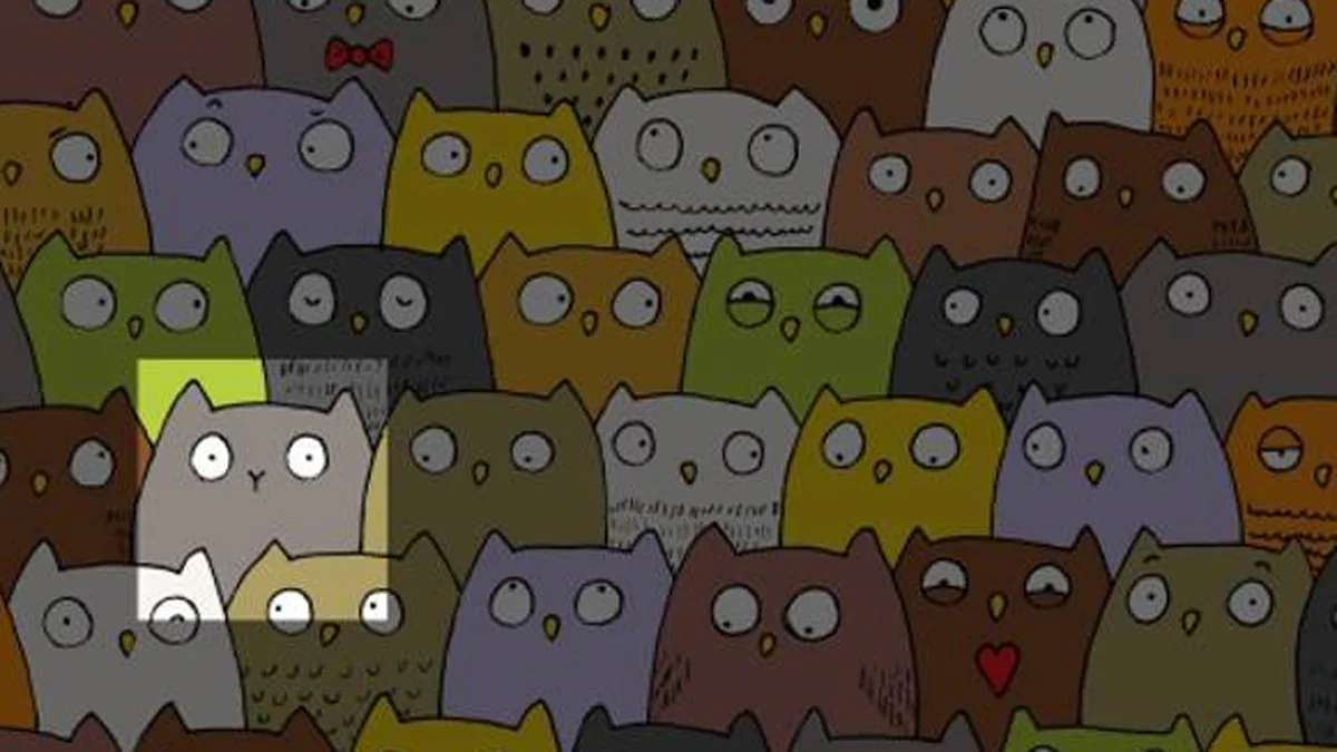 Optische Illusion als IQ-Test: Wer entdeckt die Katze in 15 Sekunden?