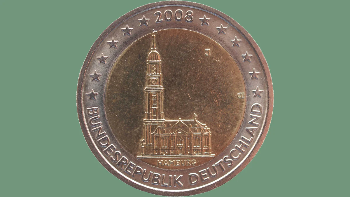Für 2.000 Euro gehandelt: 2-Euro-Münze aus Hamburg ist besonders wertvoll