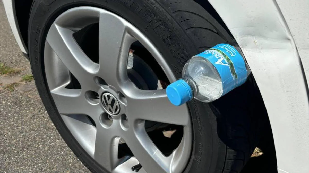 Hinterlistig: Autodiebe nutzen den Plastikflaschen-Trick