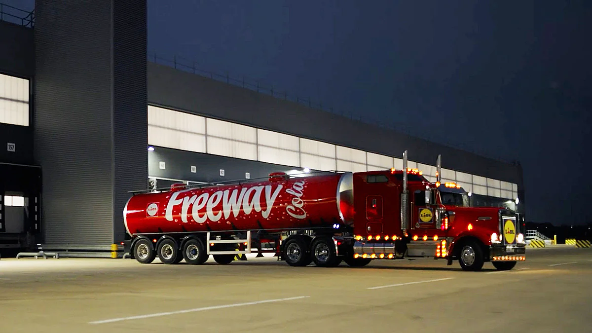 Konkurrenz für Coca-Cola: Lidl bringt in Großbritannien eigenen Weihnachtstruck auf die Straßen
