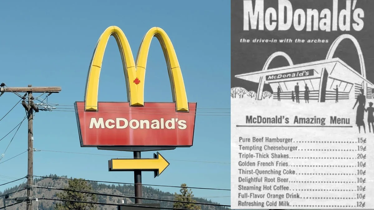 Alte McDonald’s-Speisekarte aufgetaucht – so teuer waren Pommes vor über 60 Jahren