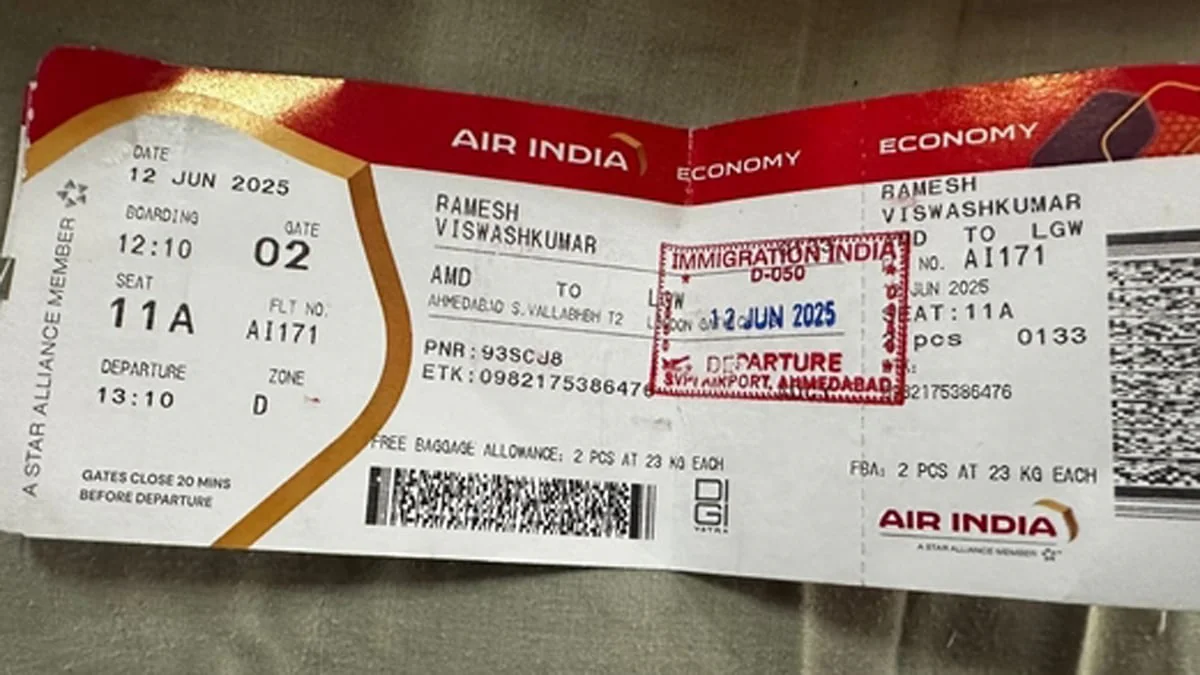 Er saß auf Platz 11A: So überlebte Vishwash Kumar Ramesh den Absturz des Air-India-Flugzeugs