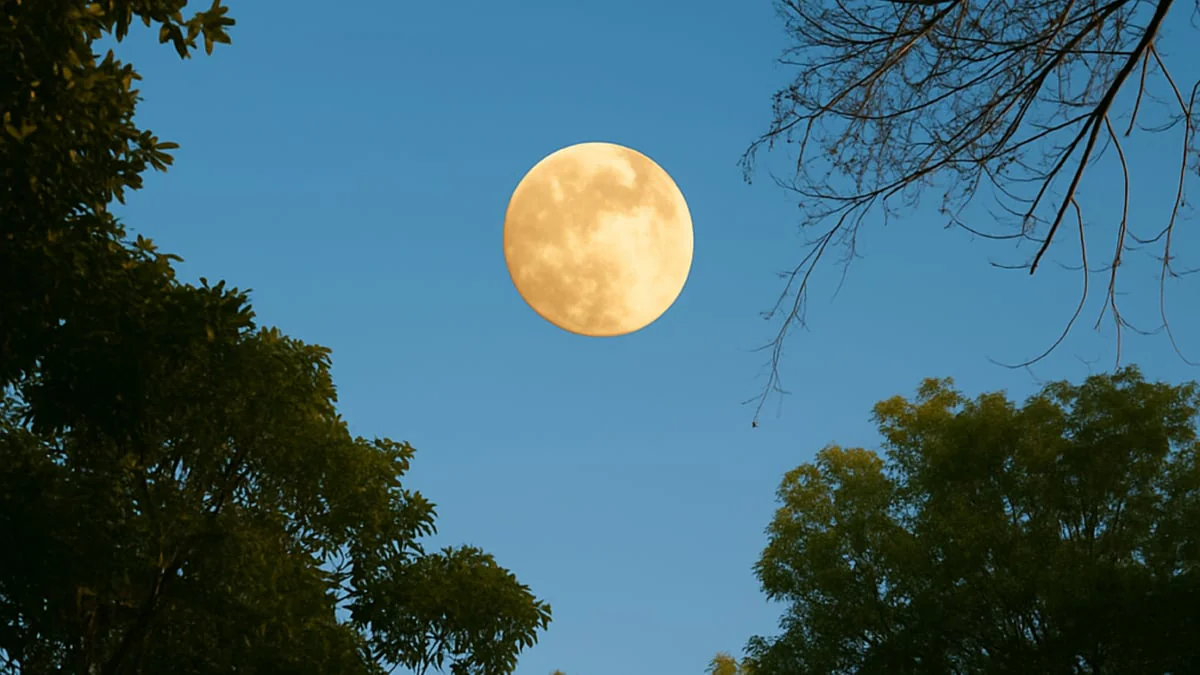 Himmelsspektakel im Oktober: Der Supermond leuchtet über Deutschland