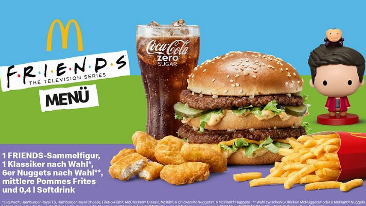 „Friends“-Special: McDonald’s überrascht mit „Happy Meal für Erwachsene“