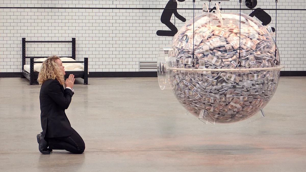 Szene aus der Netflix-Show „Squid Game – The Challenge“